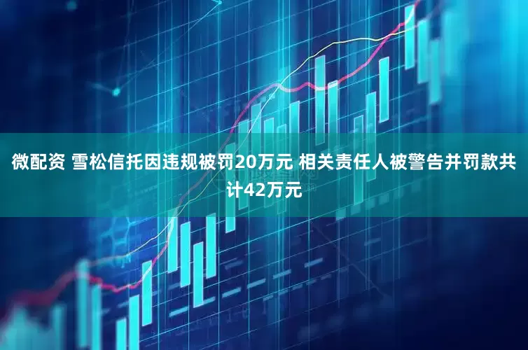 微配资 雪松信托因违规被罚20万元 相关责任人被警告并罚款共计42万元